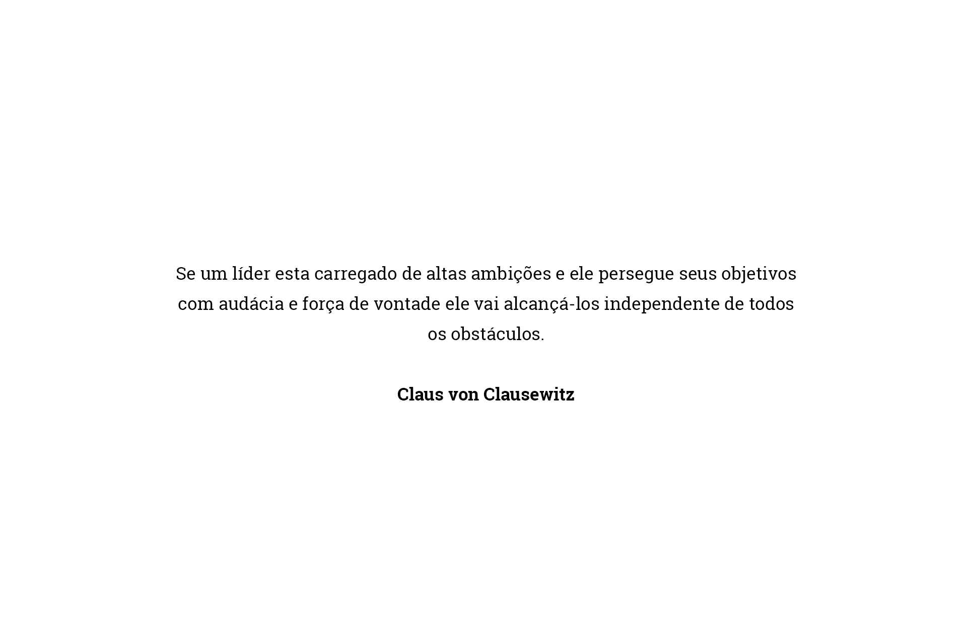 Frases de Claus von Clausewitz sobre objetivos