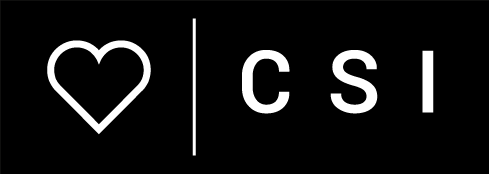 logo csi negativo fundo preto